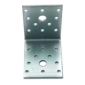 Image of Moderix - Metal Support Framing Anchor Bracket Connection Zinc - Size 70x70x55x2.5mm - Pack of 10