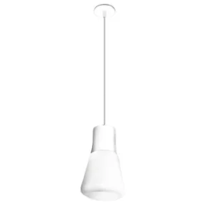 Image of Drop 1 Light Ceiling Pendant White, E27