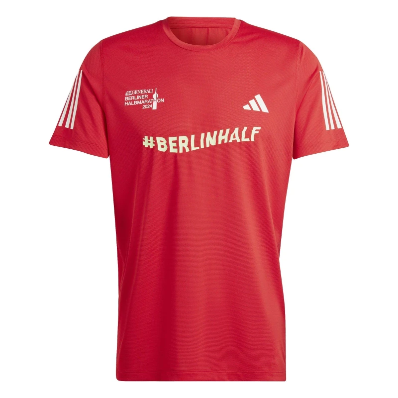 Image of adidas Berlin Half Marathon Event T-Shirt Adults - Red Red XS