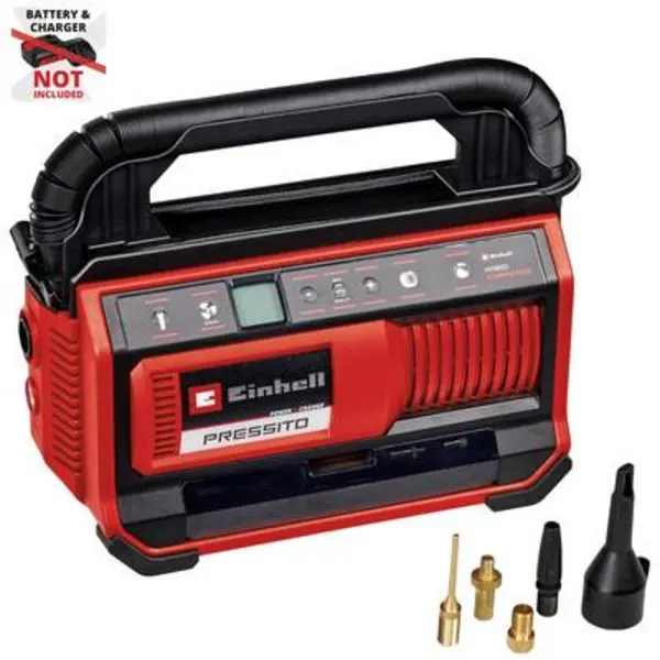 Image of Einhell 4020430 Cordless compressor PRESSITO 18/25 Power X-Change 11 bar Digital display