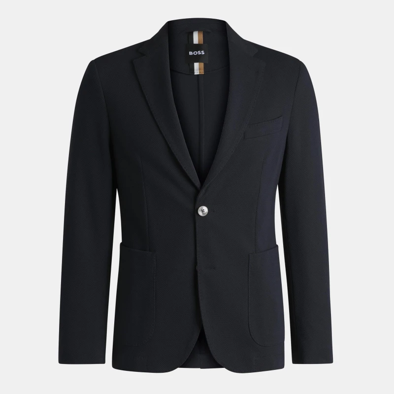 Image of Boss Mens C-Hanry-J-252 Suit Jacket Dark Blue 404 male 36 (46)
