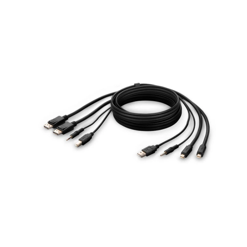 Image of Linksys Belkin F1DN2CCBL-MP6T KVM cable Black 1.8 m F1DN2CCBL-MP6T