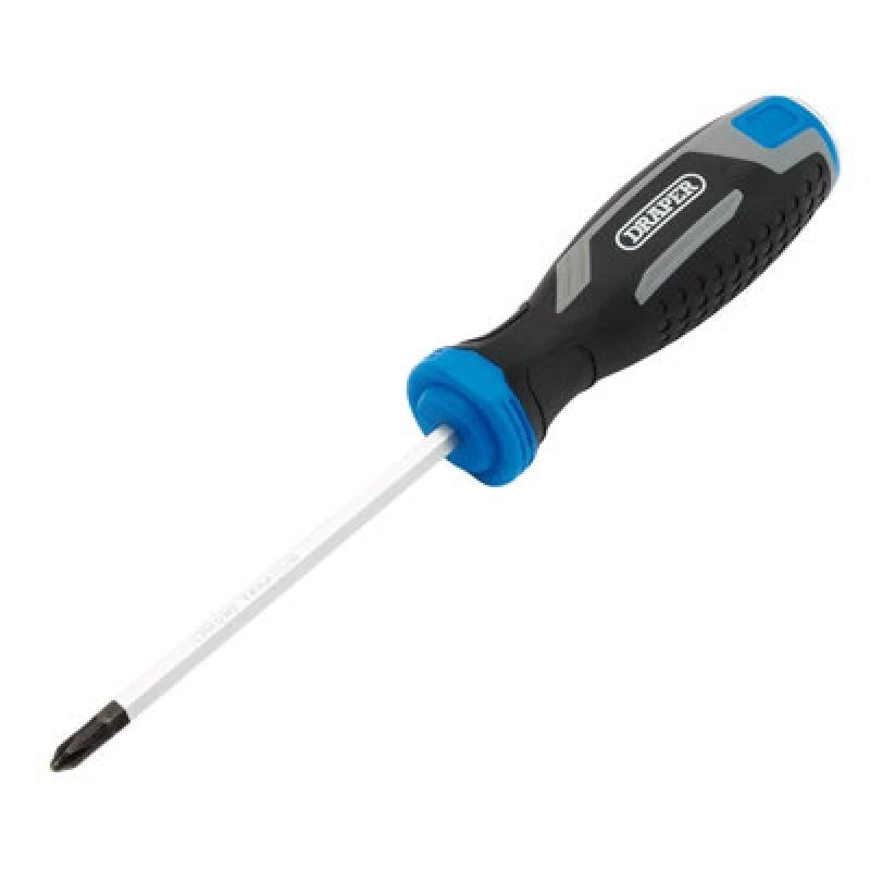 Image of Draper 13443 Pound Thru Phillips Soft Grip Screwdriver, PH1 x 100mm 13443