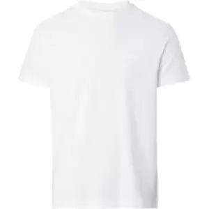 Image of Calvin Klein Crinkle Ottoman T-Shirt - White