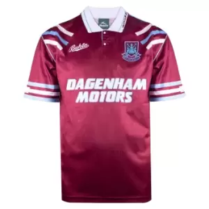 Image of West Ham United 1992 Retro Football Shirt