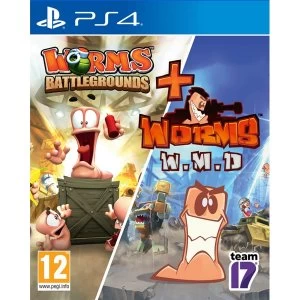 Image of Worms Battlegrounds & Worms WMD PS4 Game