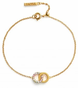 Image of Olivia Burton Bejewelled Classics Rainbow Interlink Jewellery