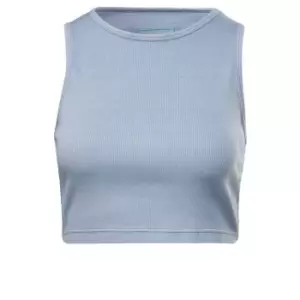 Image of Reebok Les Mills Natural Dye Cutout Tank Top Womens - Purple