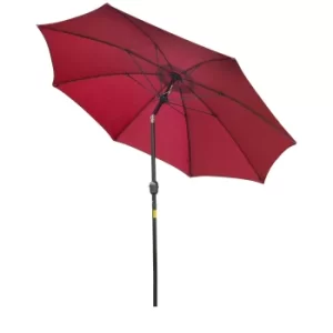 Image of Outsunny Φ2.6M Umbrella Parasol-Red
