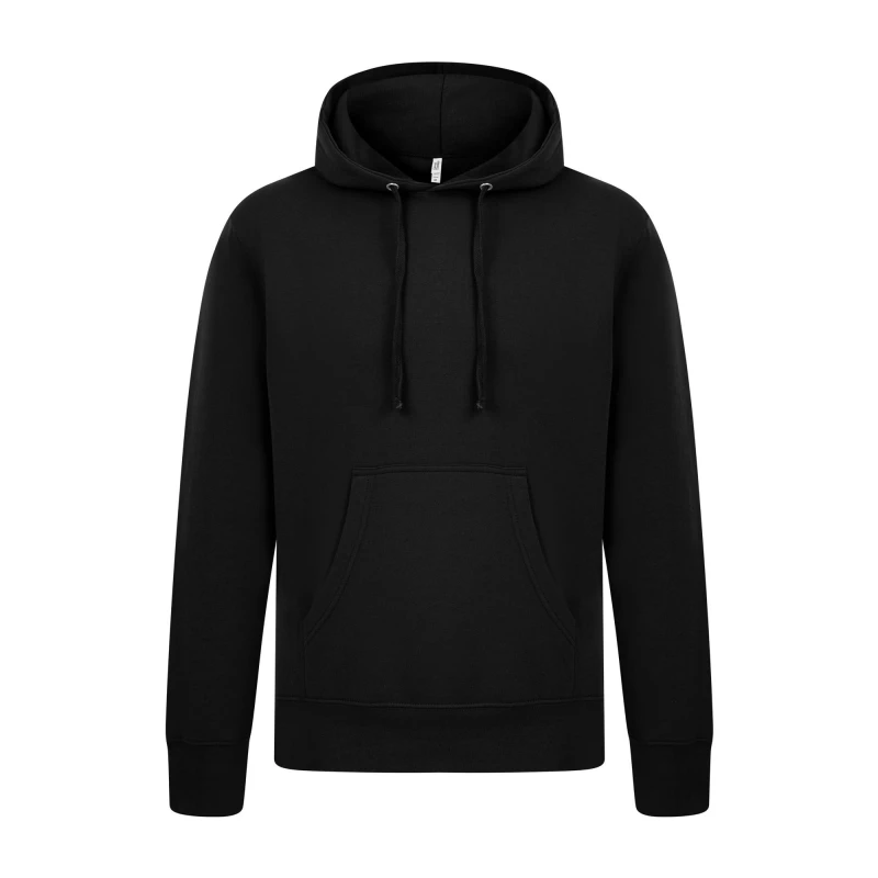 Image of Casual Classics Mens Premium Ringspun Cotton Hoodie in Black Size: Medium Black Male M