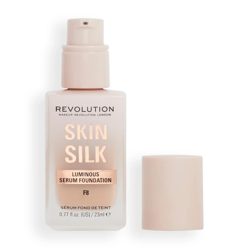 Image of Makeup Revolution Silk Serum Foundation 23ml (Various Shades) - F8