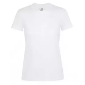 Image of SOLS Womens/Ladies Regent Short Sleeve T-Shirt (XL) (White)