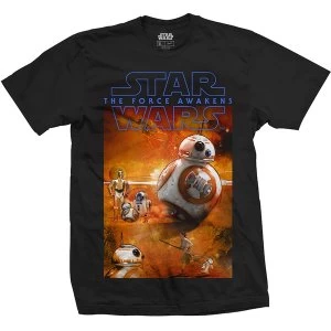 Image of Star Wars - Episode VII BB-8 Composition Unisex Medium T-Shirt - Black
