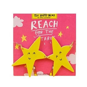 Image of Happy News Acrylic Necklace - Reach For The Stars (Pack of 4)