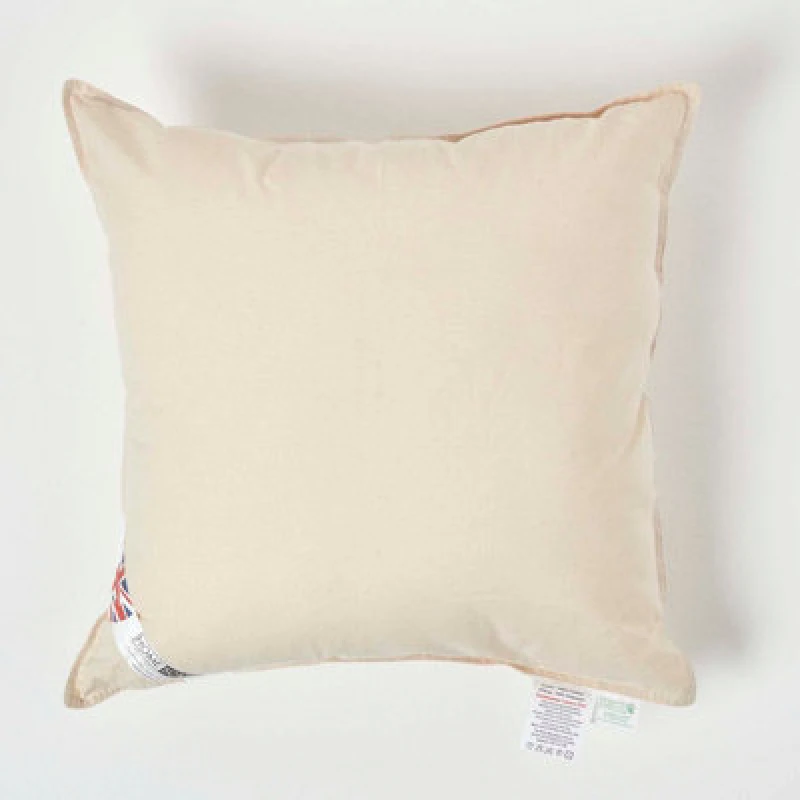 Image of Homescapes Organic Cushion Pad - Premium Cushion Inserts And Fillers For Comfort 50 X 50 Cm (20 X 20")
