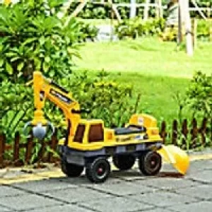 Image of Homcom Kids Truck Multi-Functional Yellow