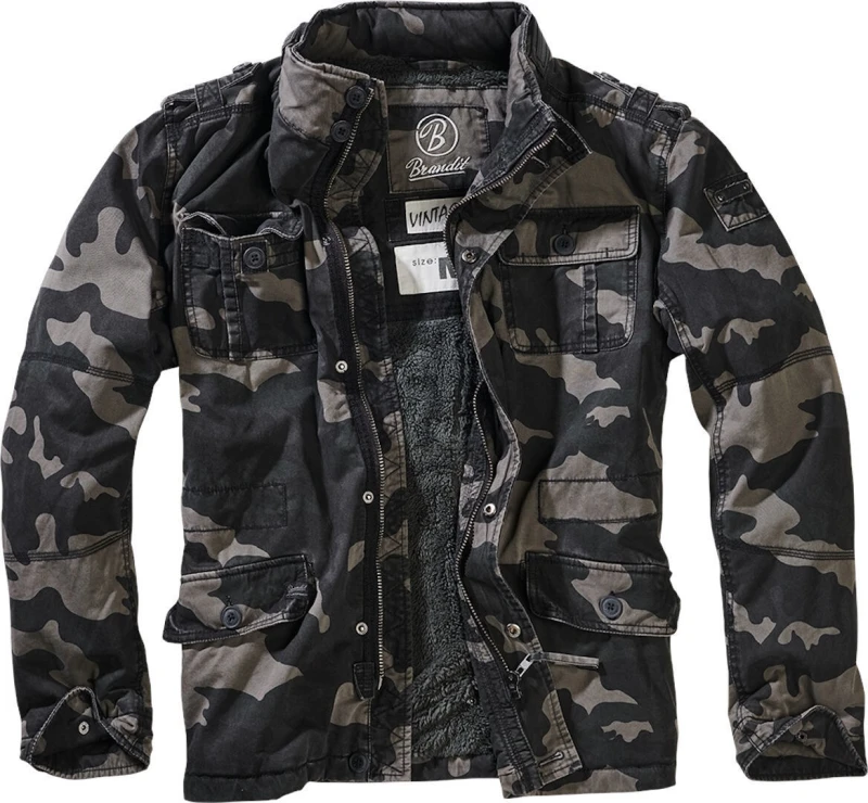 Image of Brandit Britannia Winter Jacket Winter Jacket dark camo S Men