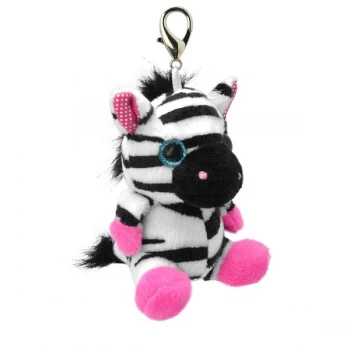Image of Orbys Zebra 8cm Plush Keyring