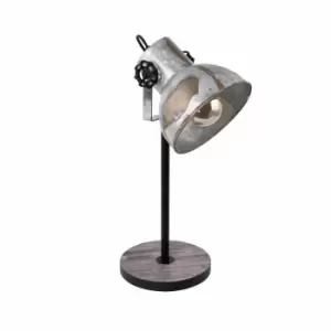 Image of Eglo Industrial Style Table Lamp With Cog Accents