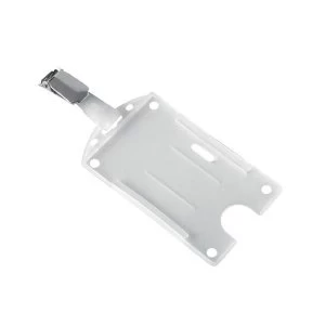 Image of 5 Star Office Security Pass Holder with Rotating Metal Clip 60x90mm Pack 25