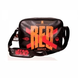 Image of Star Wars VII The Force Awakens Resistance Red Squad X-Wing Starfighters Messenger Bag