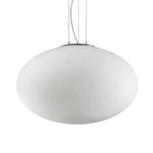 Image of Candy 1 Light Large Globe Ceiling Pendant White, E27