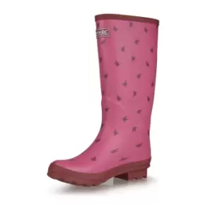 Image of Womens Fairweather II Wellingtons- Rose - 4 - TJ Hughes