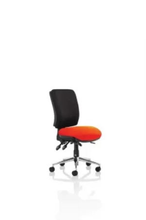 Image of Chiro Medium Back Bespoke Colour Seat Orange No Arms