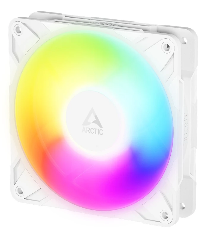 Image of Arctic ARCTIC Freezer P12 Pro Reverse A-RGB (White) - 120 mm A-RGB PWM Fan with Cable Splitter ACFAN00325A