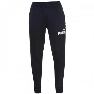 Image of Puma Tapered Fleece Pants Mens - Navy/White