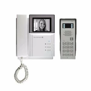 Image of ESP Enterview 5 Black and White Door Entry Intercom Kit and Access Control Keypad