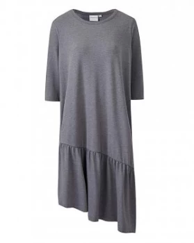 Image of Junarose Asymmetric Frilled Hem Dress