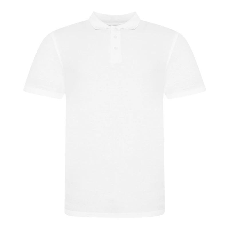 Image of AWDis AWDis Men Just Polos The 100 Polo Shirt in White Size: Small White S Male 5059444798771