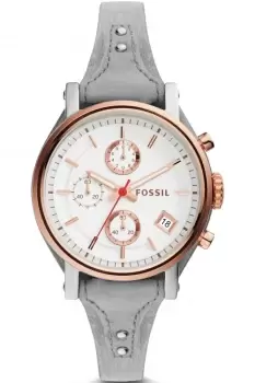Image of Ladies Fossil Original Boyfriend Chronograph Watch ES4045