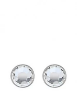 Image of Tommy Hilfiger Classic Cubic Zirconia Logo Stud Earring