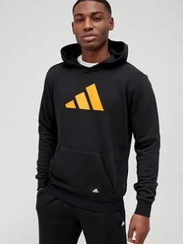 Image of adidas Future Icons Sports Sweatshirt Hoodie - Black, Size 2XL, Men