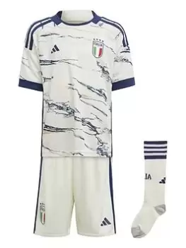 Image of Adidas Italy Home Mini Kit, White, Size 4-5 Years