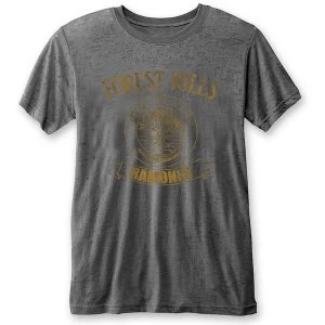 Image of Ramones - Forest Hills Unisex Medium T-Shirt - Grey