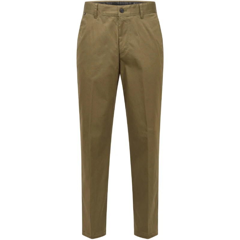Image of Boss Mens P-Perin Straight Trousers Open Green male 28W R