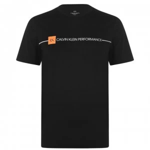 Image of Calvin Klein Performance Short Sleeve T Shirt - 007 CK Black
