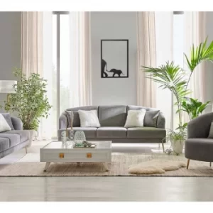 Image of Elephant Family Black Decorative Metal Wall Accessory