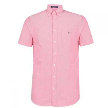 Image of Gant Short Sleeve Oxford Shirt - Paradise 622