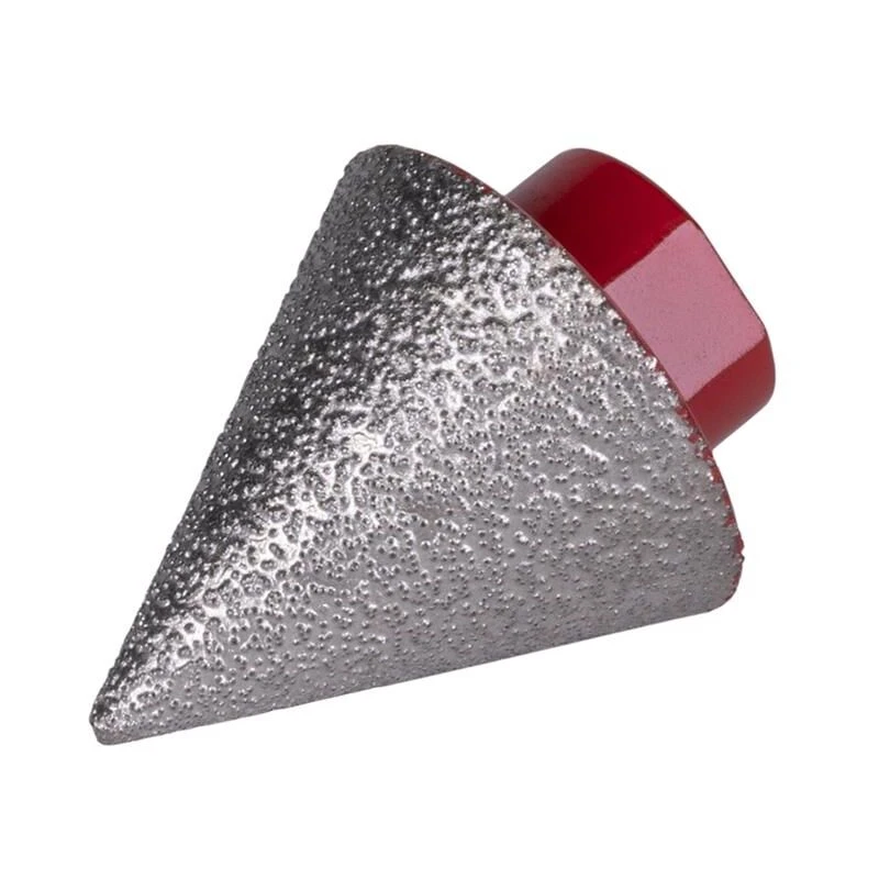 Image of Rubi M14 Threaded Conical Diamond Grinding Stone 35mm 06986