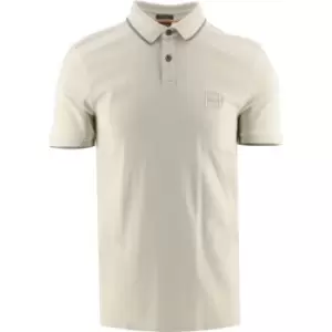 Image of BOSS Light Beige Passertip Polo Shirt