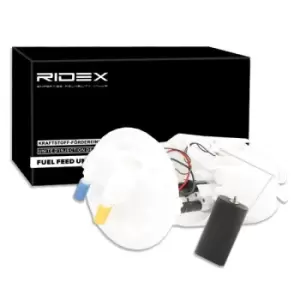 Image of RIDEX Fuel Feed Unit 1382F0021 PEUGEOT,CITROEN,206 Schragheck (2A/C),206 SW (2E/K),607 (9D, 9U),PARTNER Combispace (5F),PARTNER Kasten (5)