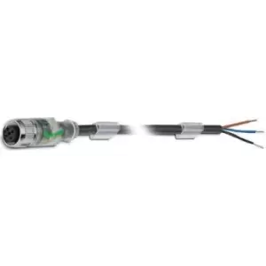 Image of Phoenix Contact Sac-3P- 5,0-Pur/m12Fs Sensor Cable, 3Pos, M12 Socket, 5M