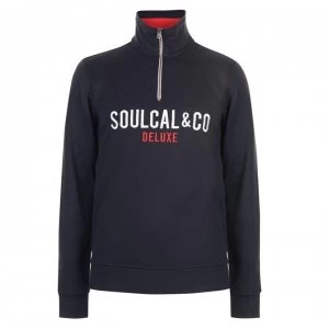 Image of SoulCal Deluxe Funnel Sweater - Navy