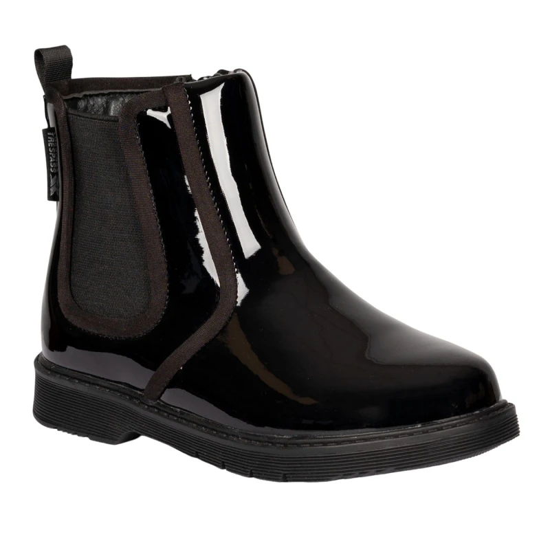 Image of Trespass Ziya Chelsea Boots in Black Size: 3 Black Unisex 3