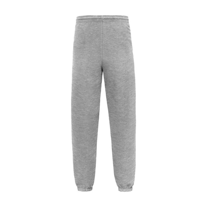 Image of Fruit of the Loom Mens Iconic Premium Jogging Bottoms in Mid Grey Size: Medium Mid Grey Male M