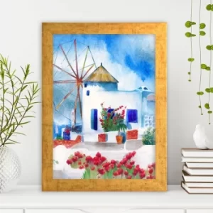 Image of AC21096017848 Multicolor Decorative Framed MDF Painting